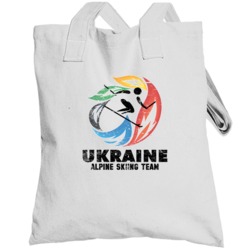 Ukraine Alpine Skiing Team 2014 Olympic Sochi Vintage Distressed Toteb