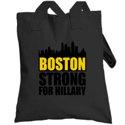 Boston Strong Skyline For Hillary Clinton 2016 Political Campaign Tote