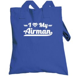 I Love My Airman Us Air Force Totebag