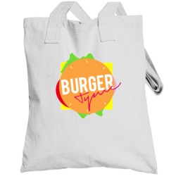 Burgertyme Funny Edelman Fan Burger Time Totebag