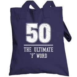 50 The Ultimate F Word Funny Worn Look Totebag