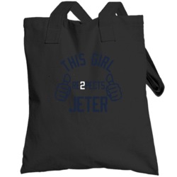 This Girl Re2pects Jeter Captain Clutch Yanks 2 Respect Totebag