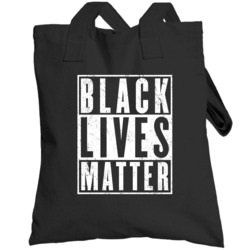 Black Lives Matter Civil Rights Awareness Worn Look Totebag
