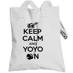 Keep Calm And Yo Yo On Totebag