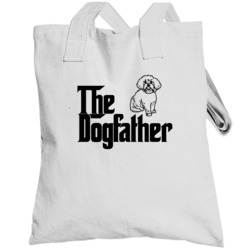 Bichon Frise Custom Dog Breed The Dogfather Totebag