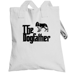 English Springer Spaniel Custom Dog Breed The Dogfather Totebag