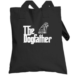 Chinese Shar-pei Custom Dog Breed The Dogfather Black Totebag