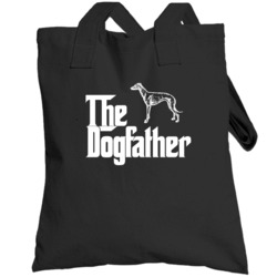 Greyhound Custom Dog Breed The Dogfather Black Totebag