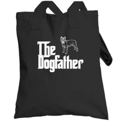 Staffordshire Bull Terrier Custom Dog Breed The Dogfather Black Toteba