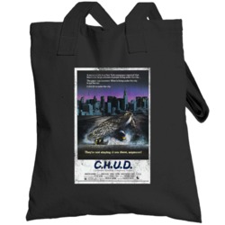 Chud Vintage Distressed Scary Movie Poster Halloween Totebag