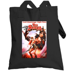Brigitte Nielsen Red Sonja Arnold Schwarzenegger Totebag
