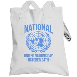 National United Nations Day October 24th Fun Celebration Totebag