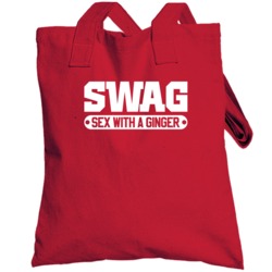 Swag Sex With A Ginger Funny Totebag