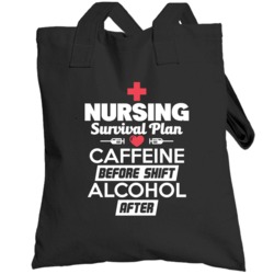 Nursing Survival Plan Caffeine Before Shift Alcohol After Funny Toteba