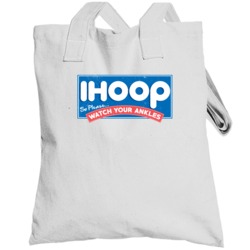 Ihoop So Please Watch Your Ankles Funny Basketball Worn Look Totebag