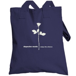 Depeche Mode Enjoy The Silence Blue Totebag