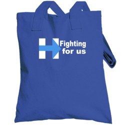 Fighting For Us Hillary Clinton Fan Totebag