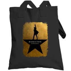 Hamilton Distressed Movie Poster Totebag