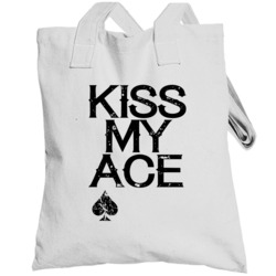 Kiss My Ace Funny Card Game Player Casino Gambling Poker Champion Tote
