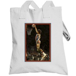 Julius Winfield Erving Ii Dr J Basketball Dunk Usa Fan Totebag
