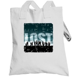 Lost Tv Series Poster Distressed Totebag