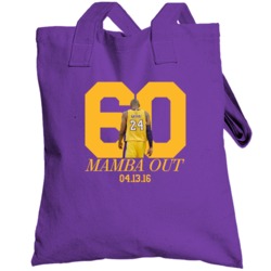 Kobe Bryant 60 Points La Los Angeles Basketball Totebag