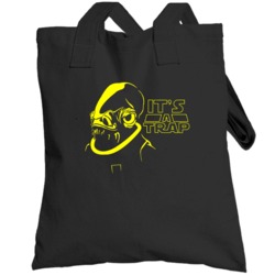 Star Wars It's A Trap Totebag