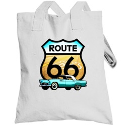 1955 Ford Thunder Bird Route 66 Cool Car Totebag