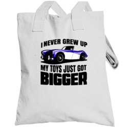 Blue 1956 Austin Healy 100 Never Grew Up Totebag