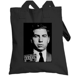 Lucky Luciano Mafia Totebag