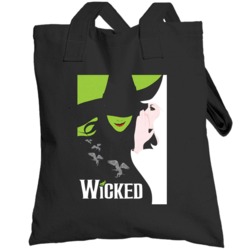 Wicked Broadway Musical About Wizard Of Oz Totebag