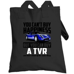 Blue 2006 Tvr Tuscan Cant But Happiness Cool Car Totebag