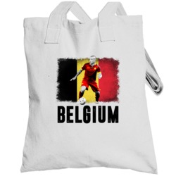 Radja Nainggolan Belgium Grunge Flag Euro Cup Soccer Football Totebag