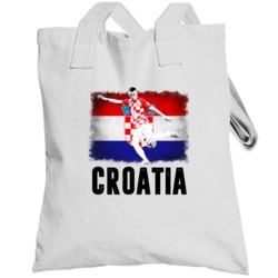 Ivan Perisic Croatia Grunge Flag Euro Cup Soccer Totebag