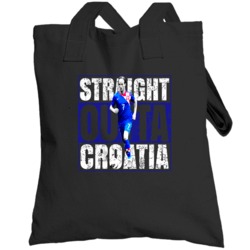 Ivan Rakitic Straight Outta Croatia Euro Cup Soccer Totebag