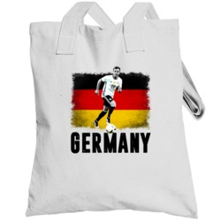 Mario Gotze Germany Grunge Flag Euro Cup Soccer Totebag