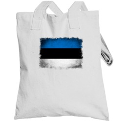 Estonia Grunge Flag Country Support Olympic Games Fan Totebag