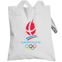 Albertville Winter 1992 Olympics Retro Logo World Olympiad Event Toteb