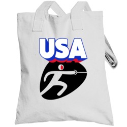 Usa American Fencing Team Summer Olympic Games Fan Totebag