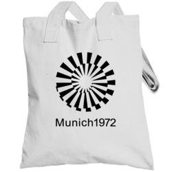 Munich Summer Olympics 1972 Retro Logo World Olympiad Totebag