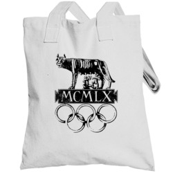 Rome Summer Olympics 1960 Retro Grunge Logo World Totebag