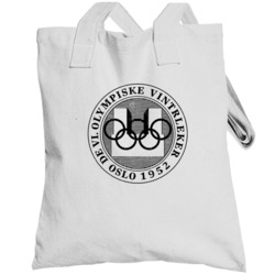 Oslo Winter Olympics 1952 Retro Grunge Logo Olympiad Totebag