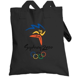 Sydney Summer 2000 Olypics Retro Logo World Olympiad Fan Totebag