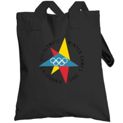 Squaw Valley California Winter Olympics 1960 Retro Logo Sport Fan Tote