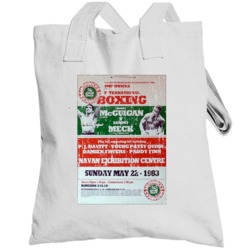 Barry Mcguigan Vs Sammy Meck Classic Boxing Poster Totebag