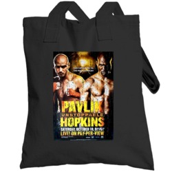 Pavlik Vs Hopkins Unstoppable Boxing Poster Totebag