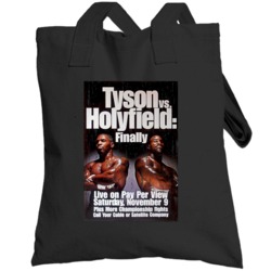 Tyson Vs Holyfield Finally Classic Boxing Poster Totebag