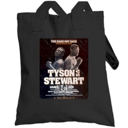 Tyson Vs Stewart Classic Boxing Poster Totebag
