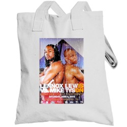 Lennox Lewis Vs Mike Tyson 2002 Boxing Poster Totebag