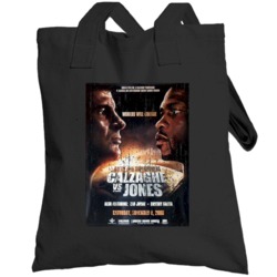 Calzaghe Vs Jones Boxing  Poster Totebag